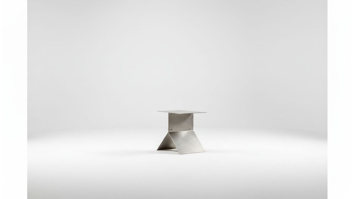 Samara side table centered against a soft white backdrop